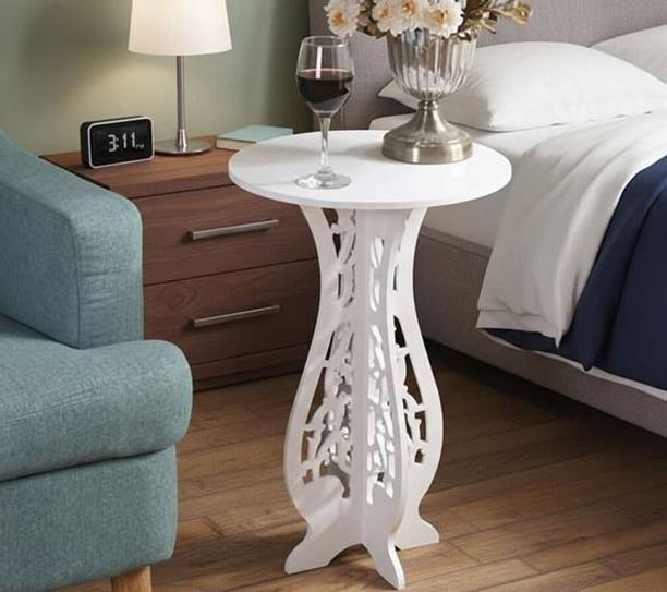 CROWN ART SHOPPEE WHITETABLE Engineered Wood Office Table