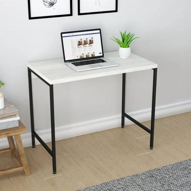 Palarial UrbanEdge Metal Frame Office & Study Table Minimalist Engineered Wood Study Table