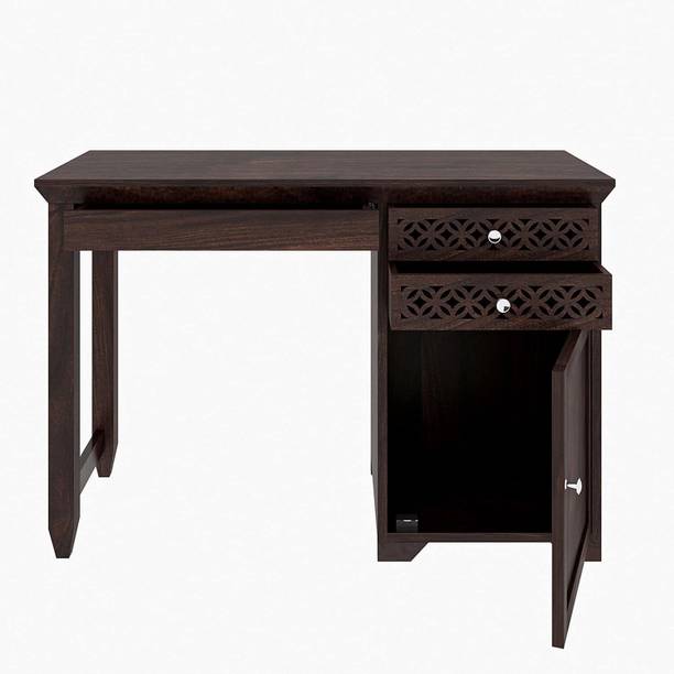 Gautamint Solid Sheesham Wood Office Desk Computer Study Table with 3 Drawer and 1 Door Engineered Wood Study Table