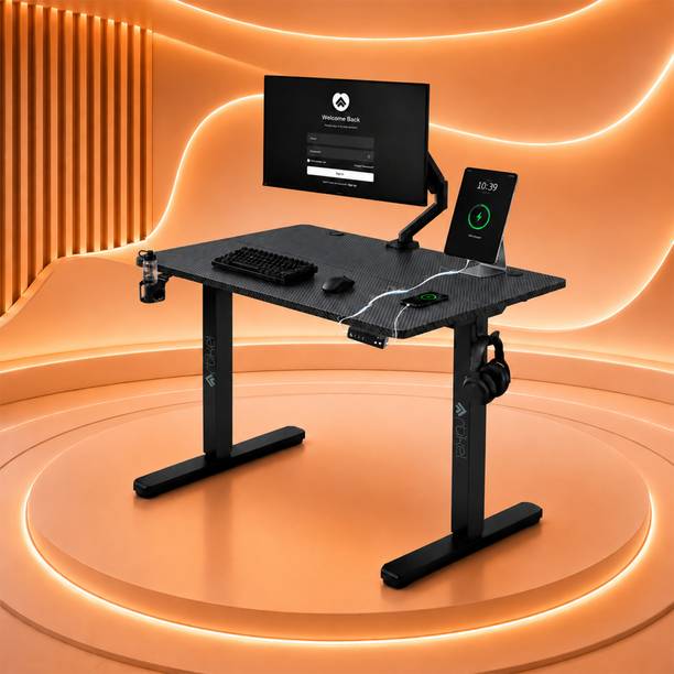 Artikel Artikel Eco-Neo Height Adjustable Standing Table 120x60cm, USB & Type-C Engineered Wood Office Table