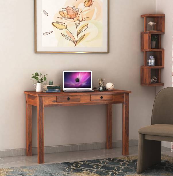 GOYALINTERIOR Solid Sheesham Wood Study/Laptop/Computer Table for Home/Study/Office Use Solid Wood Study Table