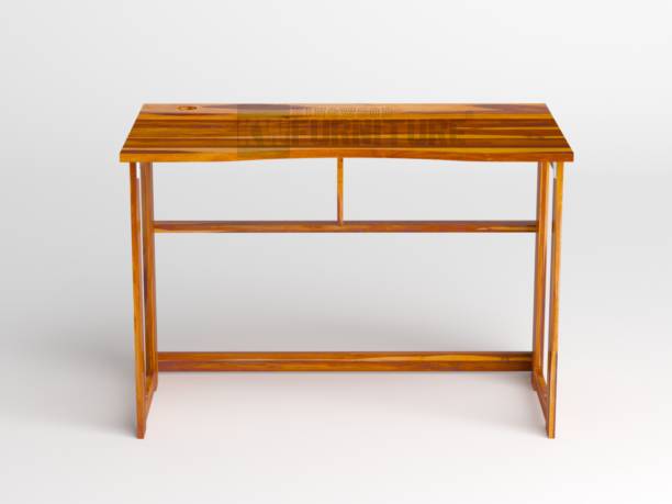 kingwood furniture Kingwood Furniture Sheesham Wood Foldable Study Desk/Table || Laptop table Solid Wood Study Table