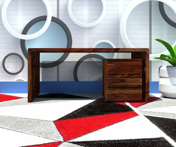 DEMIWALL Sheesham Wood Study Table for Kids Solid Wood Study Table
