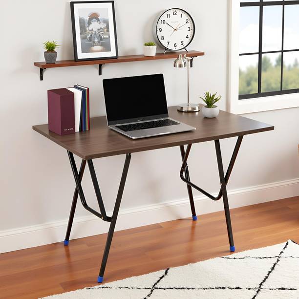HOMIBOSS Computer foldable table for Home, study, office, laptop ( Size - 90 x 60 CM ) Engineered Wood Multipurpose Table