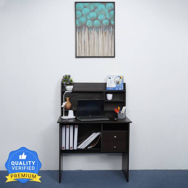 Nilkamal Daffny with 6 Shelves and 2 Drawer | Suitable for Home & Office | Engineered Wood Study Table