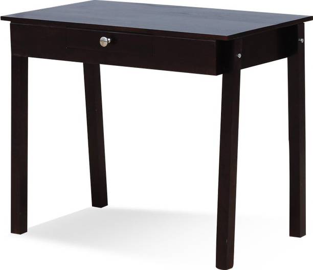 Sheesham Craft Noir 1 Drawer,Premium Polish,Floor Protector,Matte Finished Solid Wood Study Table