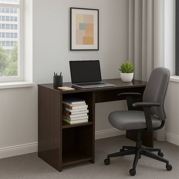 SamT Computer Table Office Table for Home, Desk, Work Table for Home Office, Wooden Engineered Wood Study Table