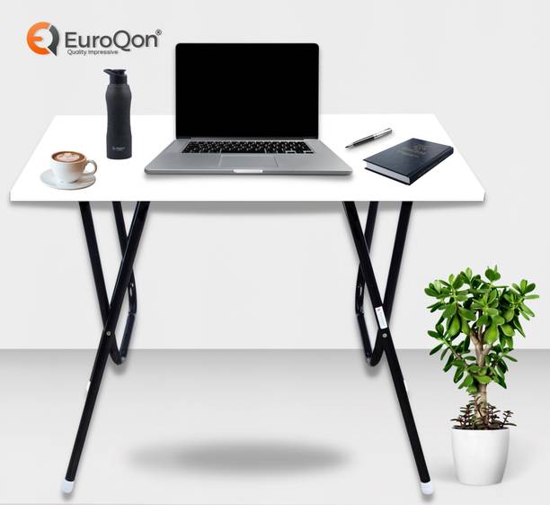 EuroQon Workstation Foldable Engineered Wood Computer Desk