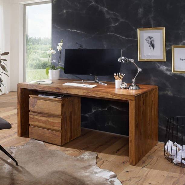 GOYALINTERIOR Sheesham Wood Study/Laptop/Computer/Studyll Desk/Table For Room & Office Solid Wood Study Table