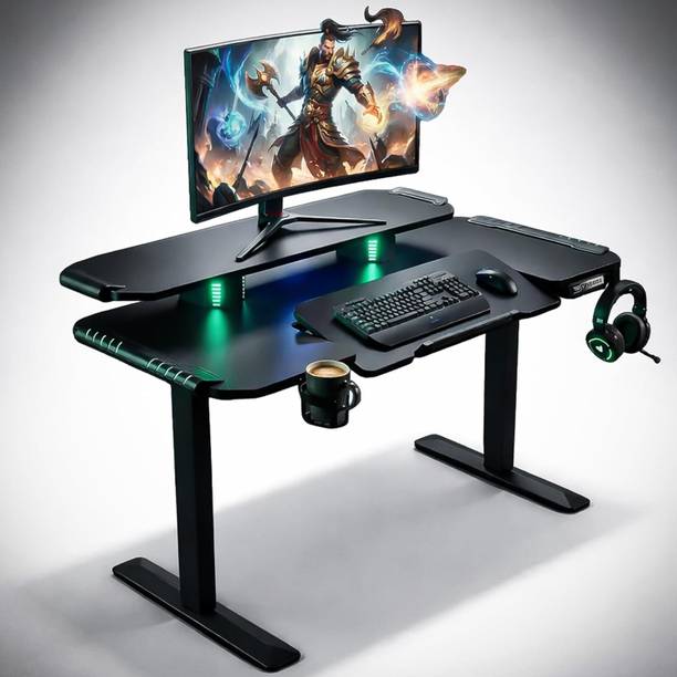 Artikel Artikel Phantom Electric Height Adjustable Gaming Table for Home & Office Engineered Wood Study Table