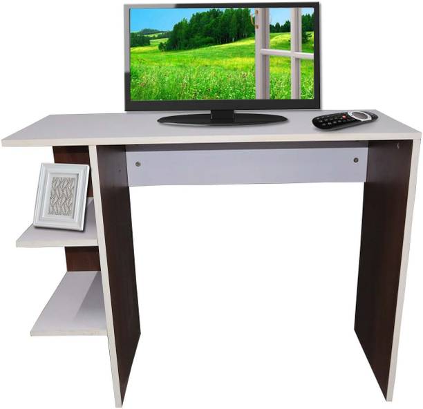 MONTAGE Wooden Study Table and Storage Computer Table Work Station Engineered Wood Study Table