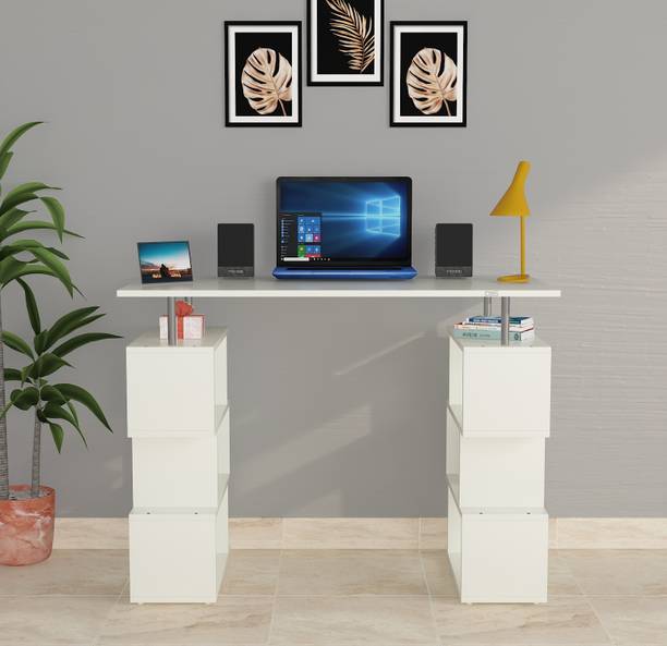 Das Harvel Study Table, Computer, Laptop, Office Desk with Storage Engineered Wood Study Table