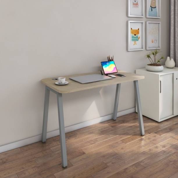 KOKUYO Executive Desk for Office, Home & Study-Multipurpose Table (900MM) GREY Engineered Wood Office Table