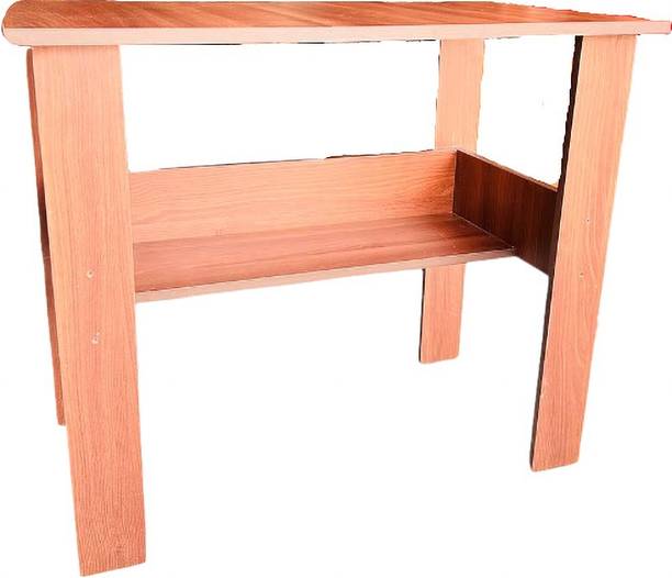 NE Furniture Engineered Wood Computer Desk with One Tier Shelves Laptop Study Table Engineered Wood Study Table
