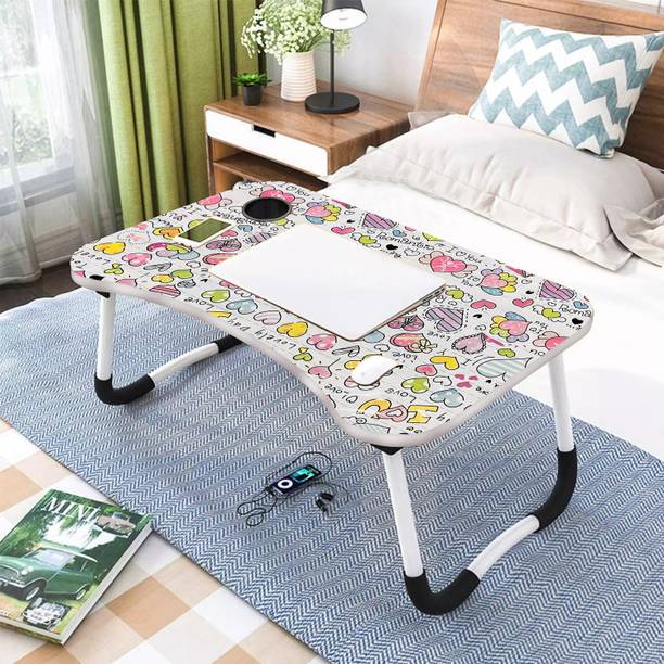 radhe creation Study Table for Students Study Foldable Table Portable & Lightweight Wood Portable Laptop Table