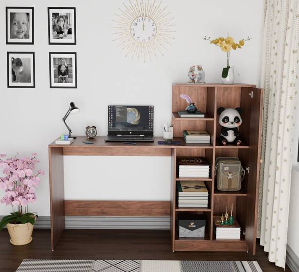 Spyder Craft Multipurpose Desk for office, Study With Book Storage Engineered Wood Study Table