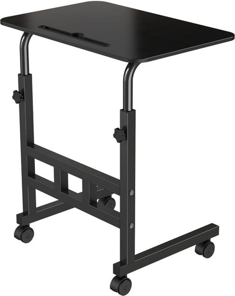 ELV DIRECT Multipurpose Movable Table with Adjustable Height for Home, Office, Bedroom Engineered Wood Multipurpose Table