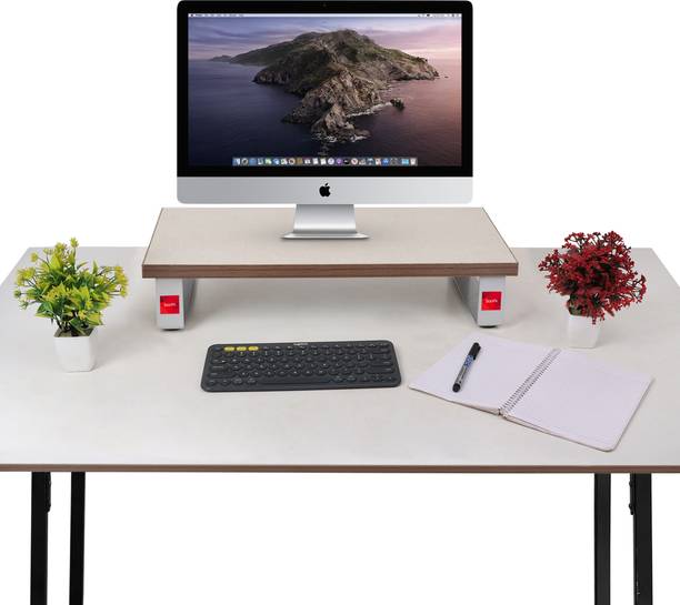 Soopii Wood Stand All Type Desk Organise Monitor TV and Laptop Stand Engineered Wood Multipurpose Table