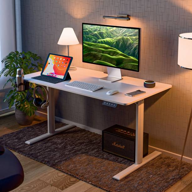 GREEN SOUL Imperium Multi-Purpose Electric Height Adjustable Study Table | Engineered Wood Office Table