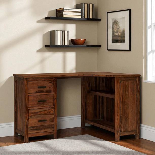 THE ATTIC Sheesham Solid Wood Study Table