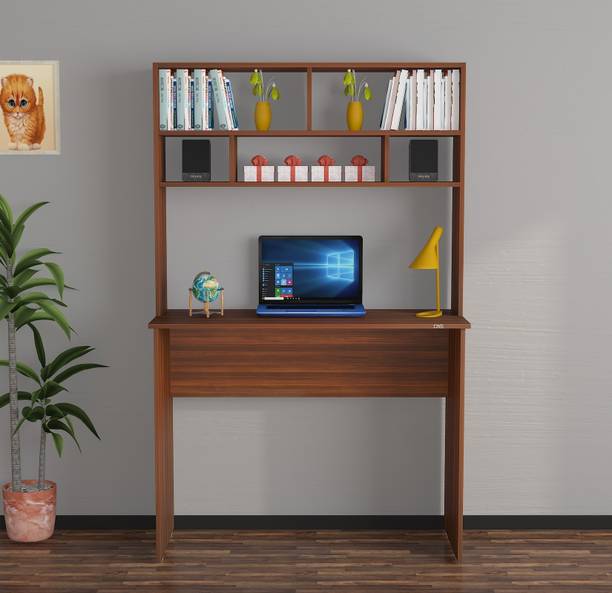 PICKWOOD CARREN Study Table, Computer, Laptop, WFH Office Desk with Storage Engineered Wood Study Table