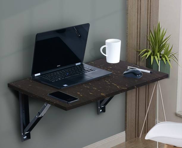 Torche Torche 16x 24 inches Wall Mounted Table Foldable | Wall Table | Foldable Solid Wood Office Table