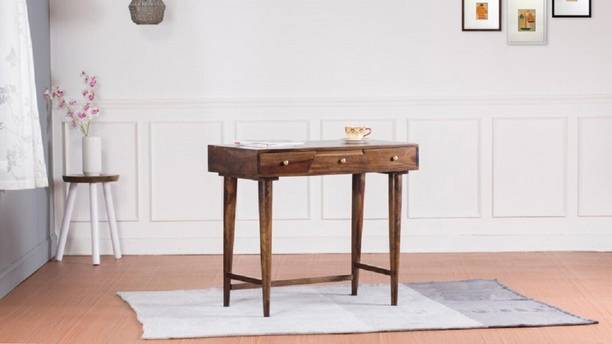 pipercrafts Sheesham Wood Solid Wood Study Table