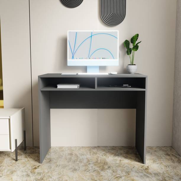 Flipkart Perfect Homes Minimalist Study & Office Desk with Open Storage Engineered Wood Multipurpose Table