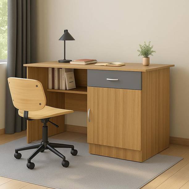 CREATIVE QUBE Engineered Wood Office Table