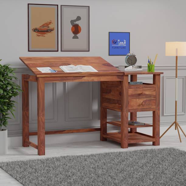 GF Furniture Sheesham Multipurpose Study Table for Home/Office Area, WorkDesk ,Computer Table Solid Wood Study Table