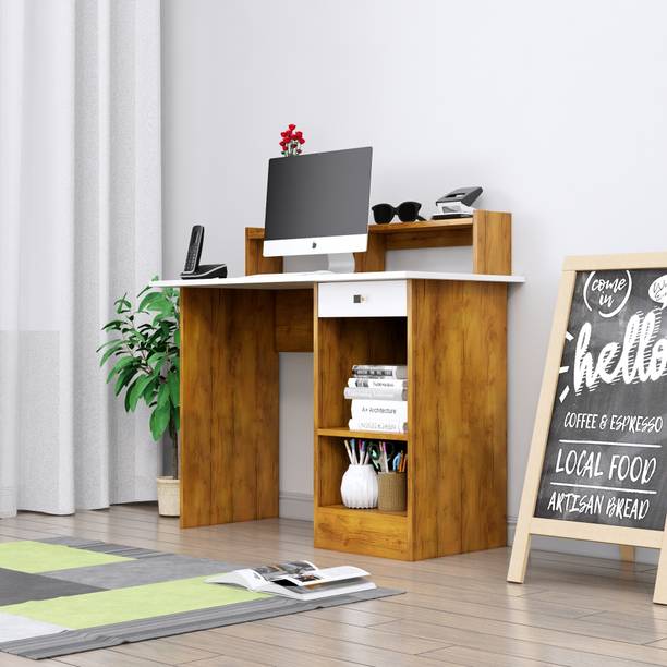 Hexa Red Study Table for Adults, Computer Table, Study Table for Students, Office Table Engineered Wood Study Table