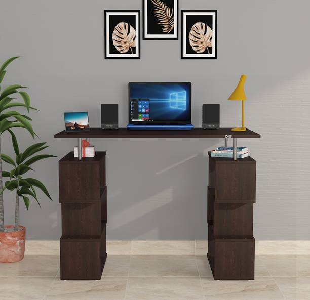 Das Harvel Study Table, Computer, Laptop, Office Desk with Storage Engineered Wood Study Table