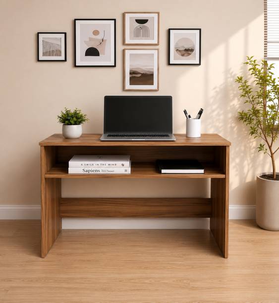 Spyder Craft Modern Study Table Office Computer Table |Modern Study Desk with Storage Shelves Engineered Wood Study Table