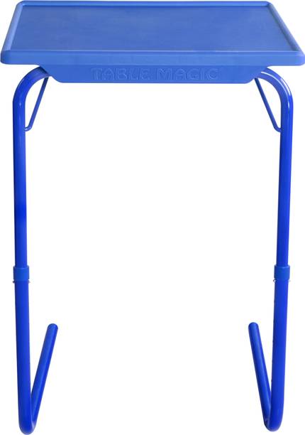 TABLE MAGIC Sapphire Blue Regular Laptop Table Plastic Multipurpose Table
