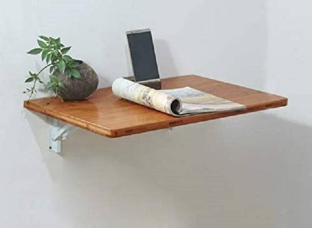 Indian Decor RW95150 Wall-Mounted Folding Work from Home Desk/Computer Desk Engineered Wood Computer Desk