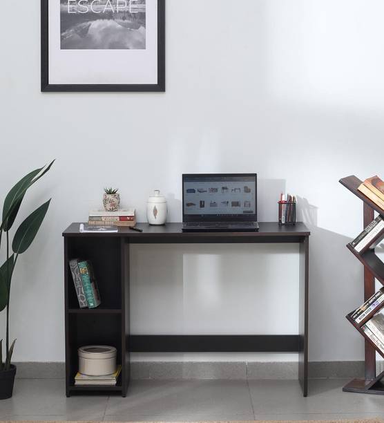 Gauthamint Kenny Writing Table in Wenge Finish Solid Wood Study Table