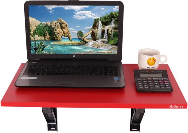 Madhuran Madhuran Engineering Wood Folding Wall Mounted Study Office Table Engineered Wood Study Table