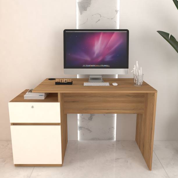 spacesbyU Dyno Study Table with Drawer & Storage | Office Table | Engineered Wood Study Table