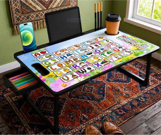 BK SALES ABCD COTTED Solid Wood Study Table