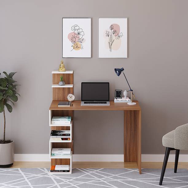 FURNEASER Engineered Wood Study Table