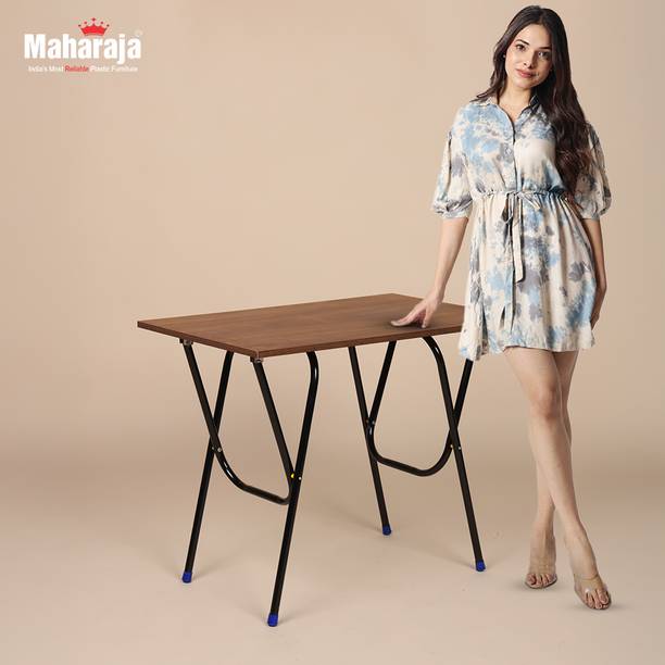 MAHARAJA Fordable Modern Design Table | Portable & Foldable Office Desk | Computer Table Engineered Wood Multipurpose Table