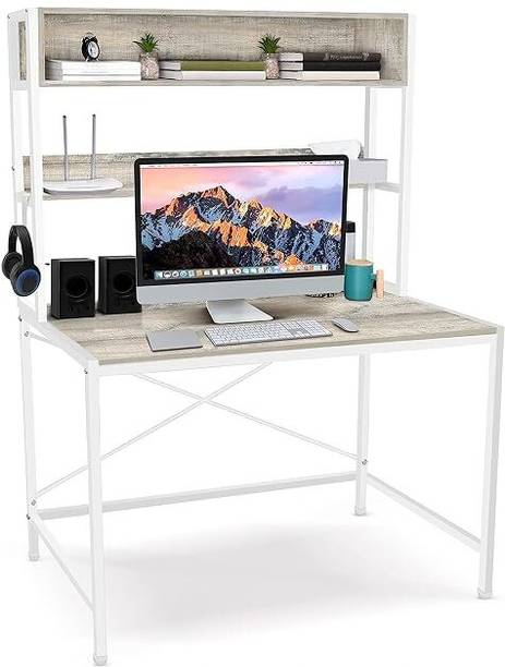 krayog Krayog Rustic WorkPro Desk Series (115*157*60) CM Engineered Wood Multipurpose Table