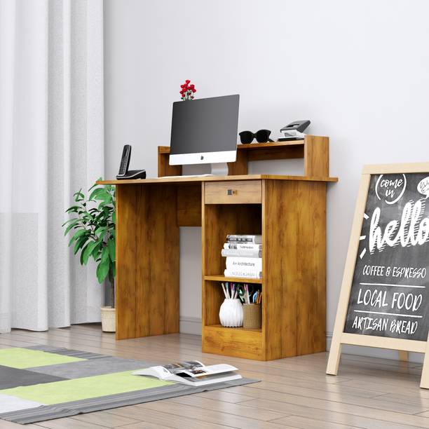 Hexa Red Study Table for Adults, Computer Table, Study Table for Students, Office Table Engineered Wood Study Table