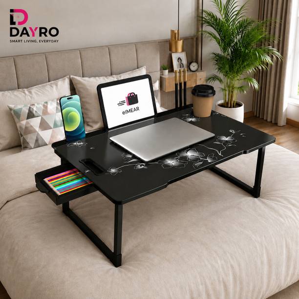 dayro DAYRO Flower Cotted Study Table Solid Wood Study Table