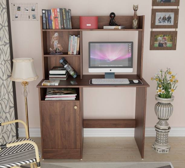 SPYDER HOME DECORE Portable Work From Home Study Desk Engineered Wood Office Table Engineered Wood Study Table