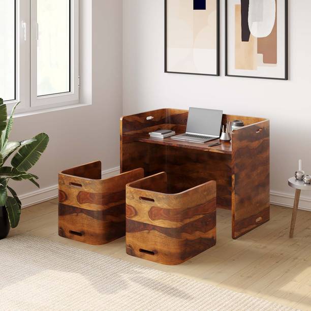 Cherry Wood Biscay Sheesham ( Rosewood) Kids Solid Wood Study Table