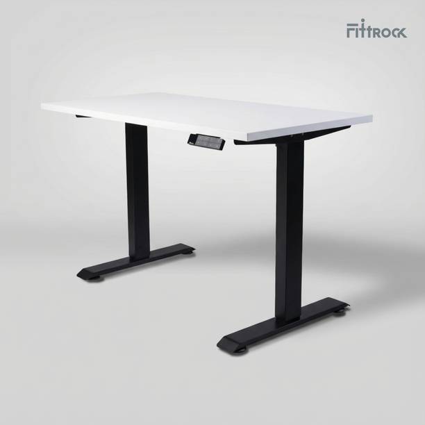 FittRock Dual Motor Height Adjustable Desk 1200x600mm | 4 Memory, 120kg, C-USB Engineered Wood Office Table