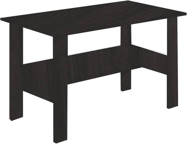 NE Furniture Engineered Wood Computer Desk with One Tier Shelves Laptop Study Table Engineered Wood Study Table