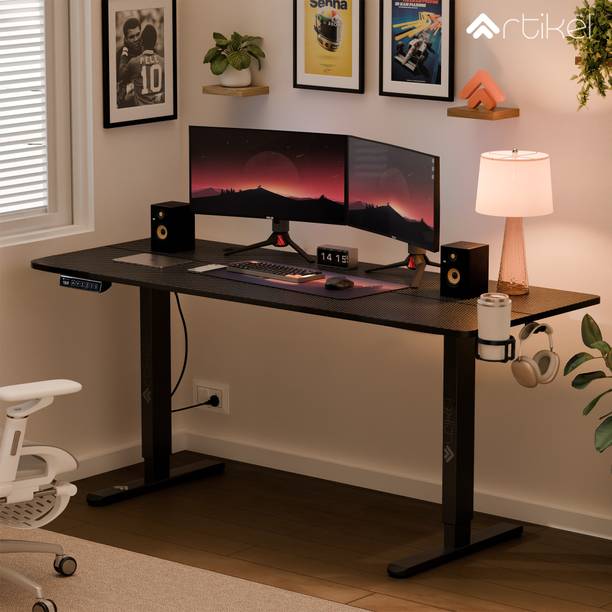 Artikel Artidesk Eco Electric Height Adjustable Desk Sit Stand Gaming Office Table Engineered Wood Multipurpose Table