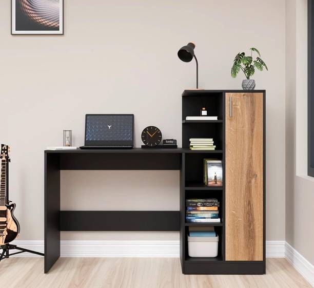 Spyder Craft Multipurpose Desk for office, Study With Book Storage Engineered Wood Study Table